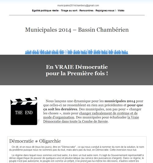 Micro-résistances concrètes&nbsp;: des listes municipales VRAIE DÉMOCRATIE autour de Chambéry