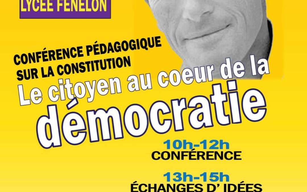 Samedi 5 oct 2013, conf+atelier constituant à Elbeuf (Normandie)