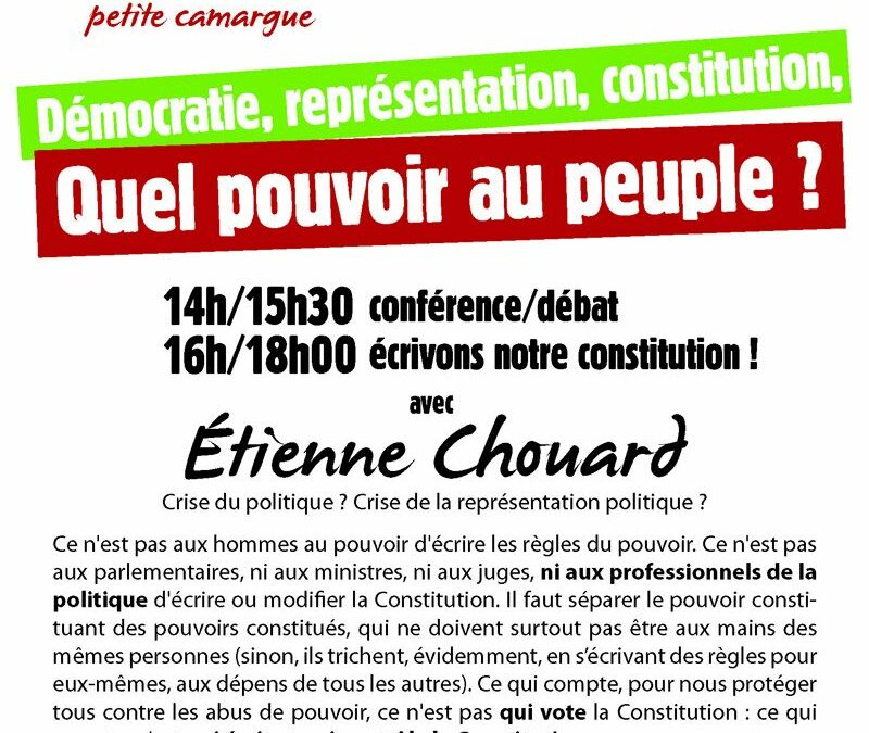 14 décembre 2013, Café Repère à Aimargues