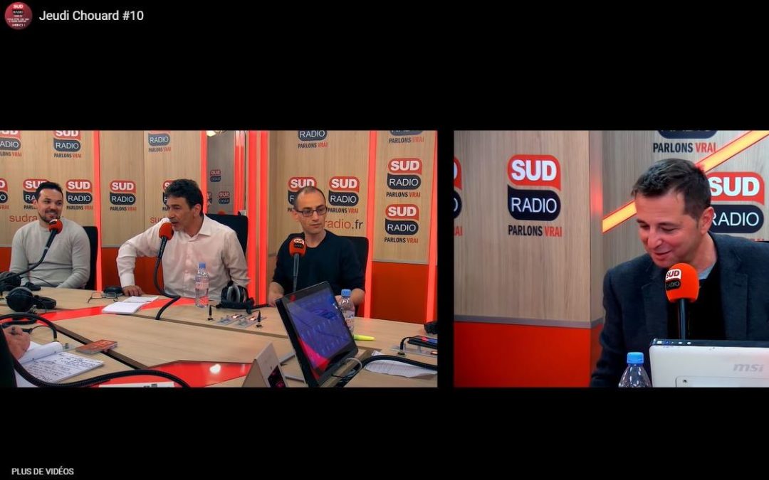 Ce 16 mai 2019, Jeudi Chouard #10, on reçoit trois Algériens passionnants : Amazigh Kateb, Hicham Ruibah, et Rachid Bendjeguelal, pour évoquer les exemples démocratiques qui leur sont chers, algériens, berbères…