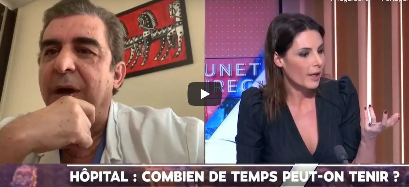 Il faut soigner les malades et pas enfermer les gens en bonne santé. Le gouvernement continue à détruire l’hôpital en douce, en pleine crise, c’est ça la réalité.