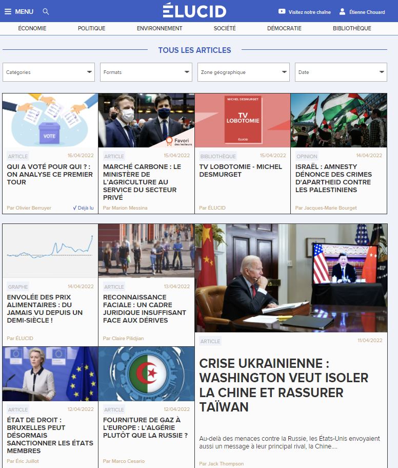 [Important] L’analyse d’Olivier Berruyer (ELUCID, les-crises.fr) sur le PREMIER TOUR et sur la scandaleuse « réforme » des RETRAITES annoncée par Macron