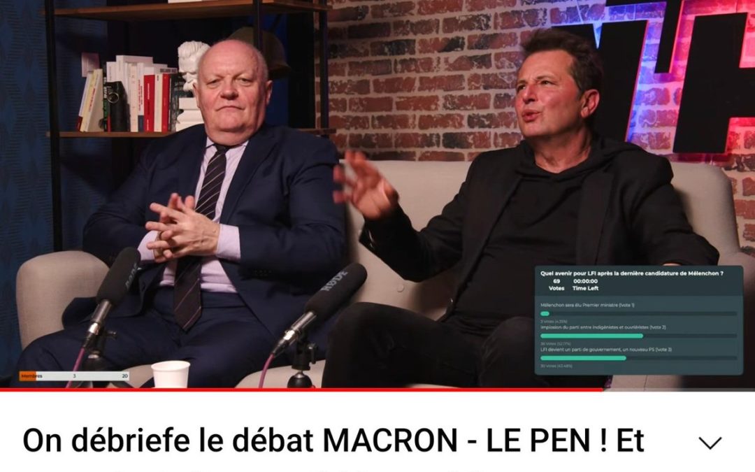Intéressants échanges sur le débat Macron-Le Pen, avec François Asselineau et Didier Maïsto