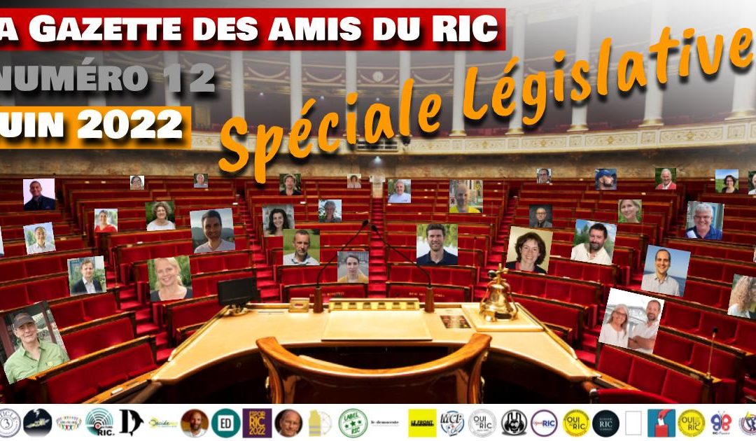 Le #12 de la Gazette des Amis du RIC est paru (juin 2022)