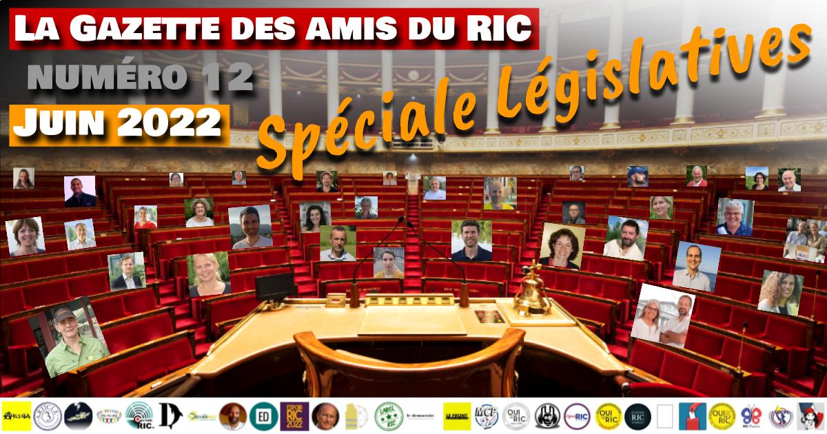 Le #12 de la Gazette des Amis du RIC est paru (juin 2022)
