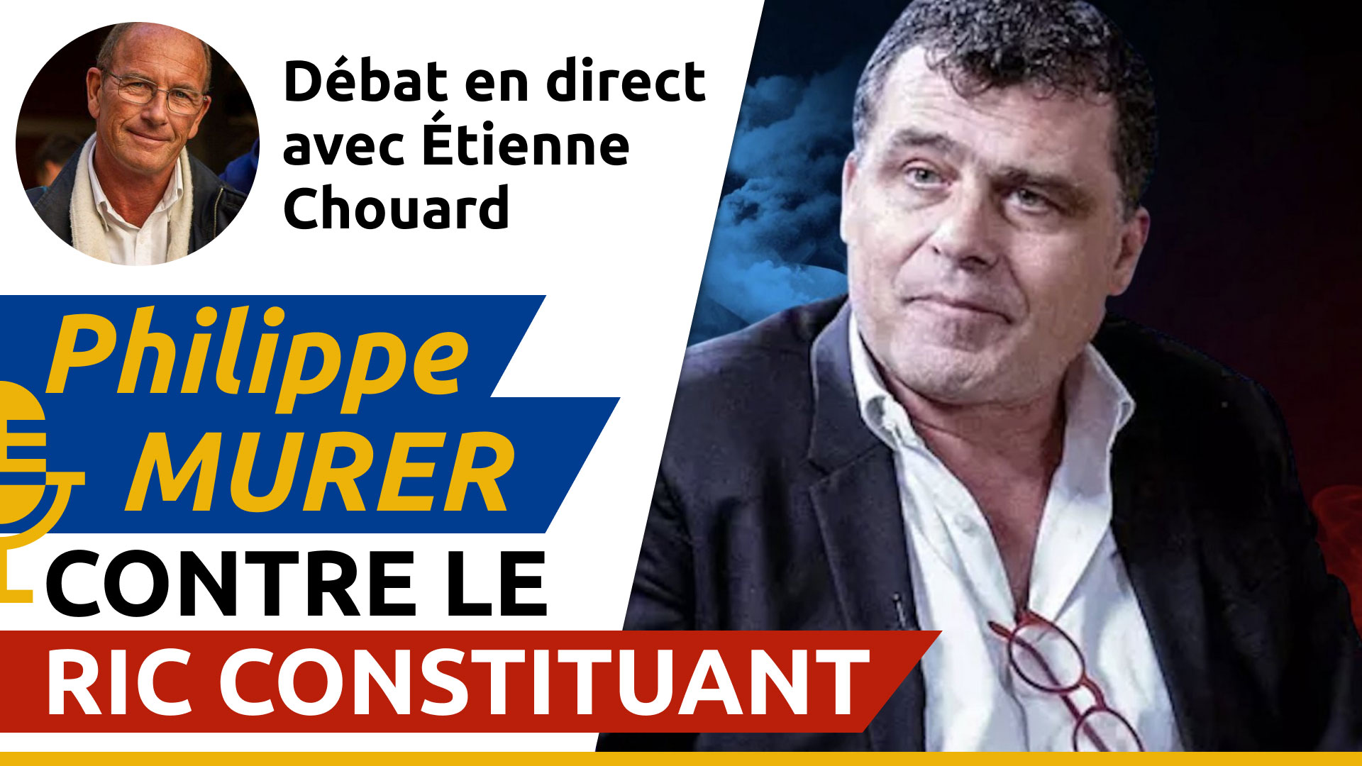 Débat avec Philippe Murer contre le RIC constituant en direct jeudi 16 février à 19h