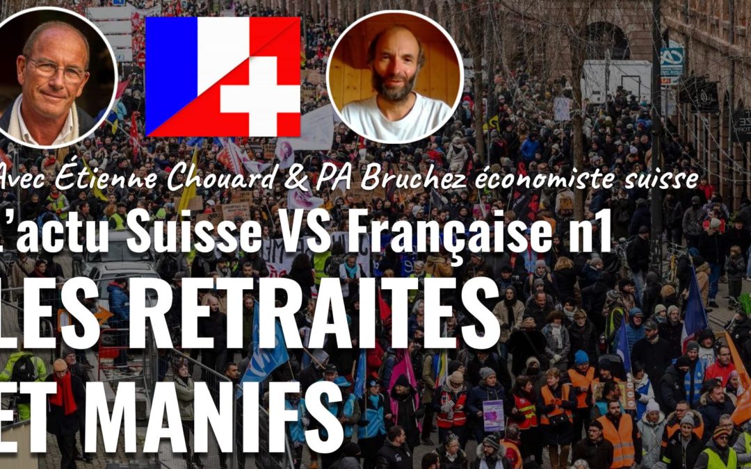 En direct vendredi 28/04/2023 à 20h30 : Retraites et manifestations, l’actu suisse VS française