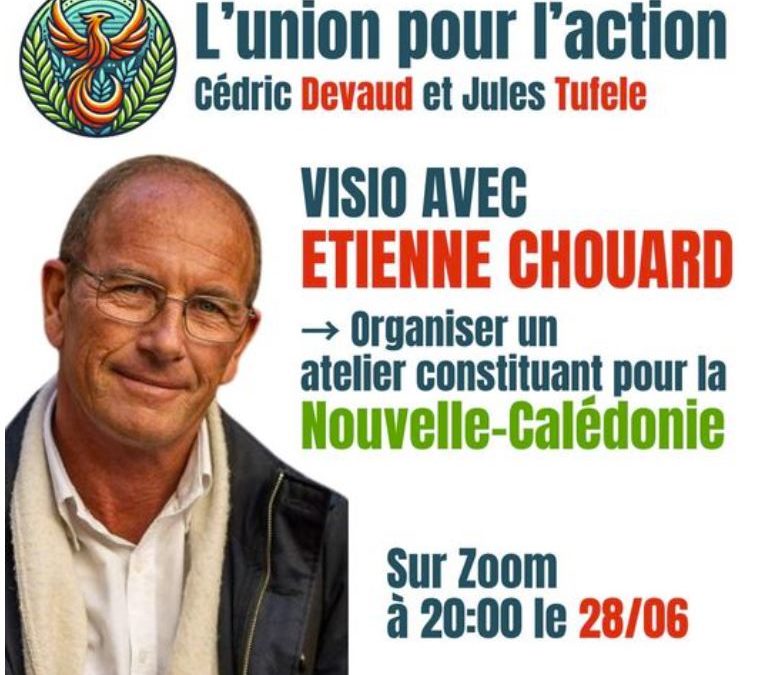 Rendez-vous ce vendredi, à 11 h (20 h en Nouvelle Calédonie), pour une réflexion constituante populaire