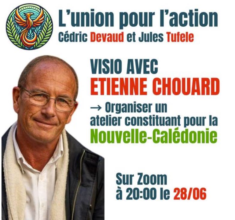 Rendez-vous ce vendredi, à 11 h (20 h en Nouvelle Calédonie), pour une réflexion constituante populaire