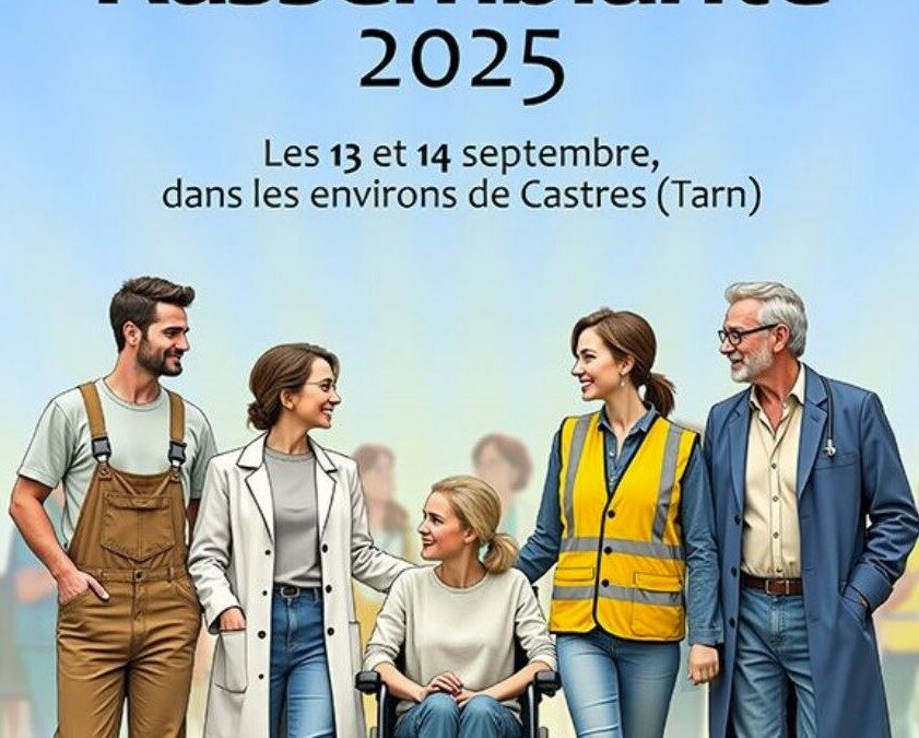 Rdz-vs à l’Université d’été rassemblante 2025, les 13 et 14 septembre dans les environs de Castres (Tarn)