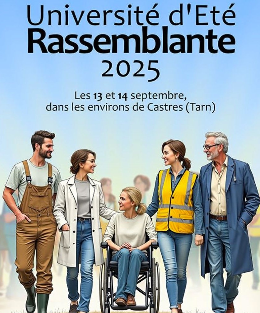 Rdz-vs à l’Université d’été rassemblante 2025, les 13 et 14 septembre dans les environs de Castres (Tarn)