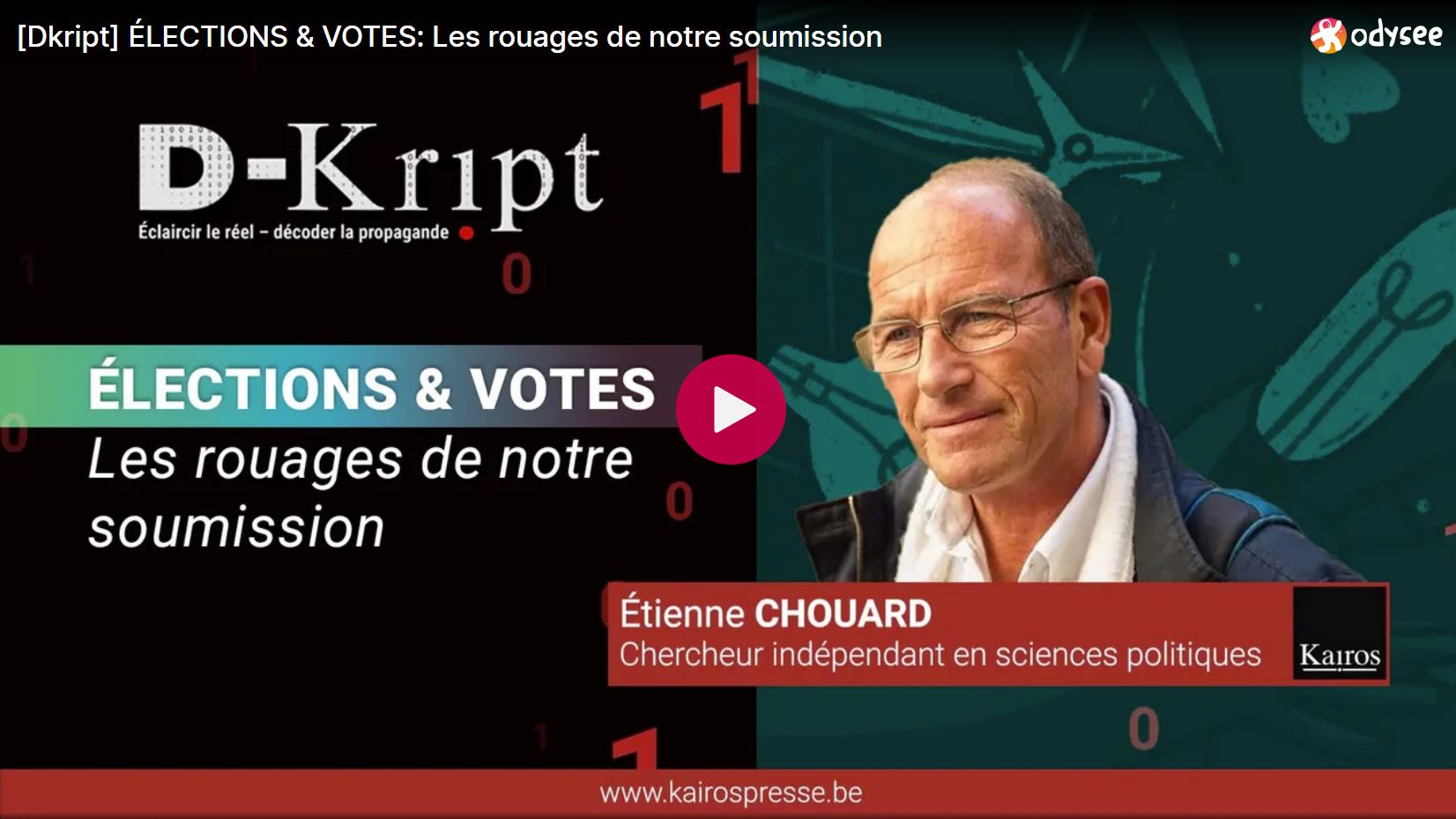 ÉLECTIONS & VOTES : les rouages de notre soumission – Entretien avec Alexandre Pénasse, Kairos, 27 février 2025