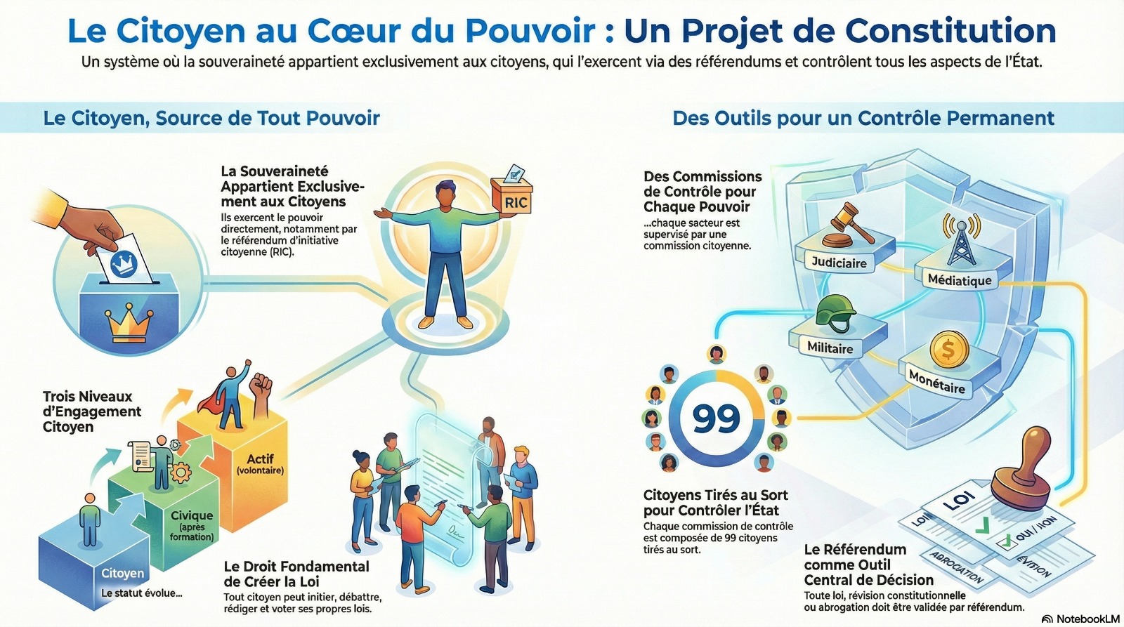 Présentation par Léo Girod d’une Constitution qui met le citoyen au coeur du pouvoir